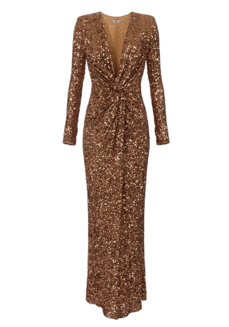 Abito Red Carpet in paillettes ELISABETTA FRANCHI | Abiti | ABR3057E2EC1